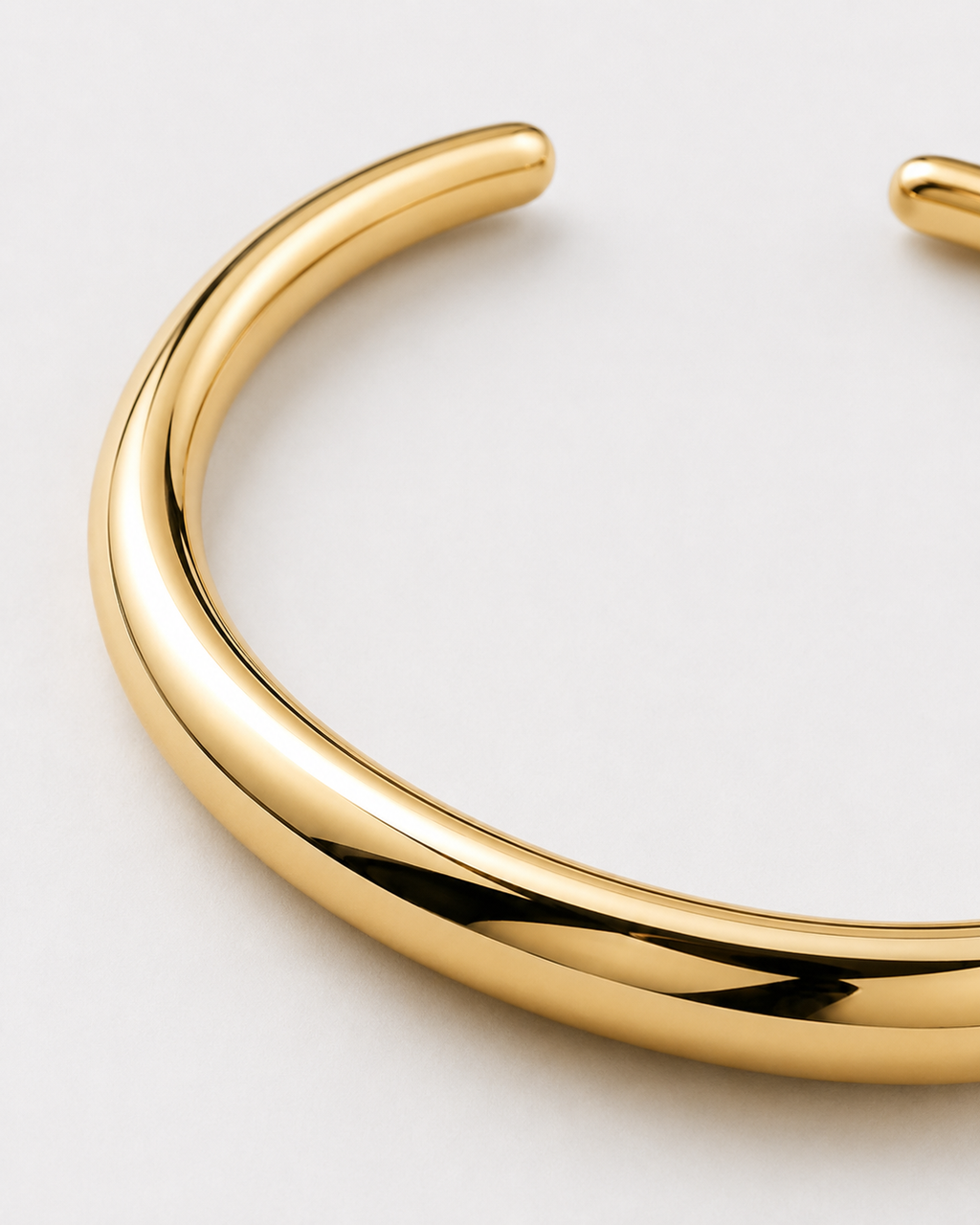 BRACELET TORQUE POLI MIROIR