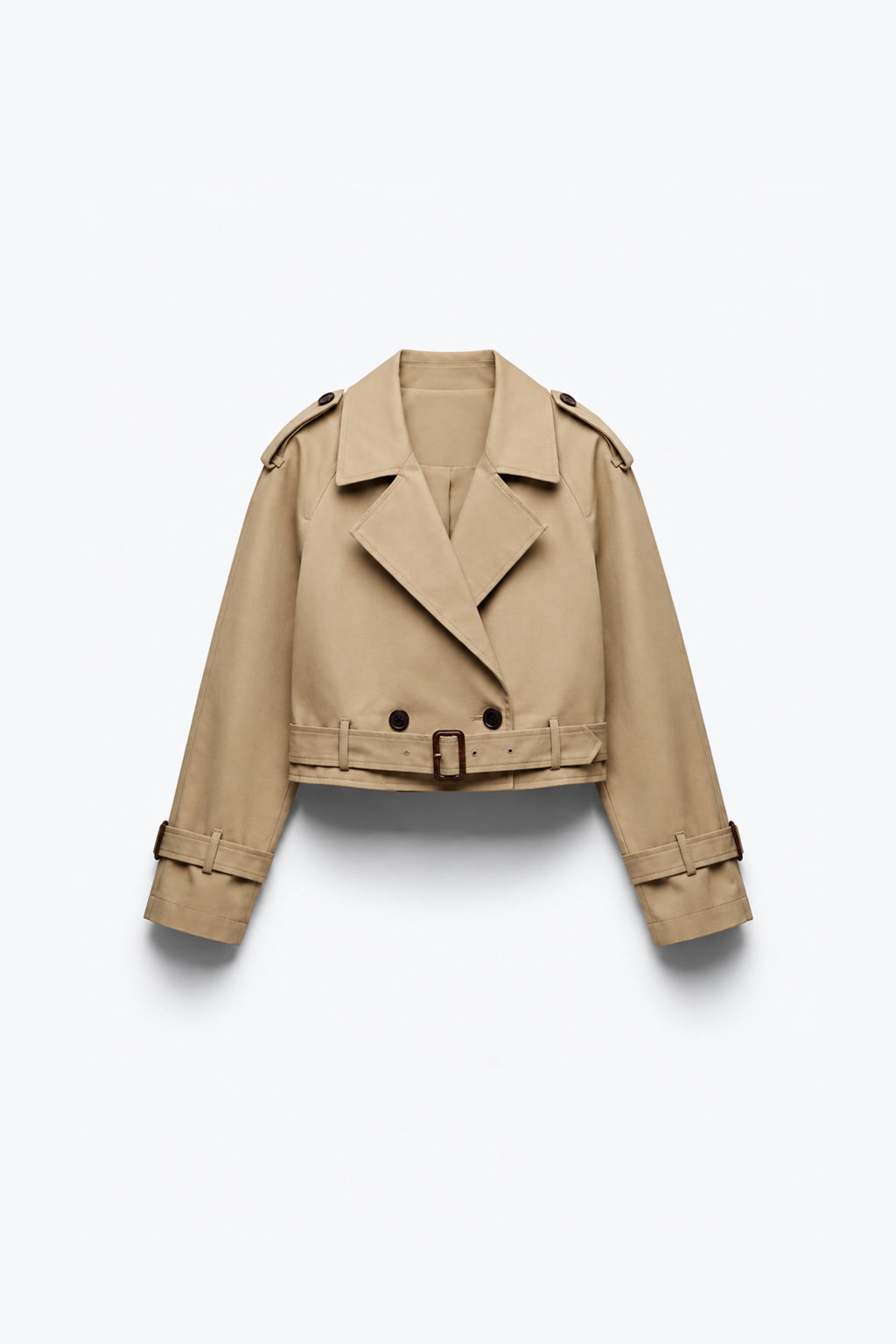 TRENCH-COAT COURT CROISÉ