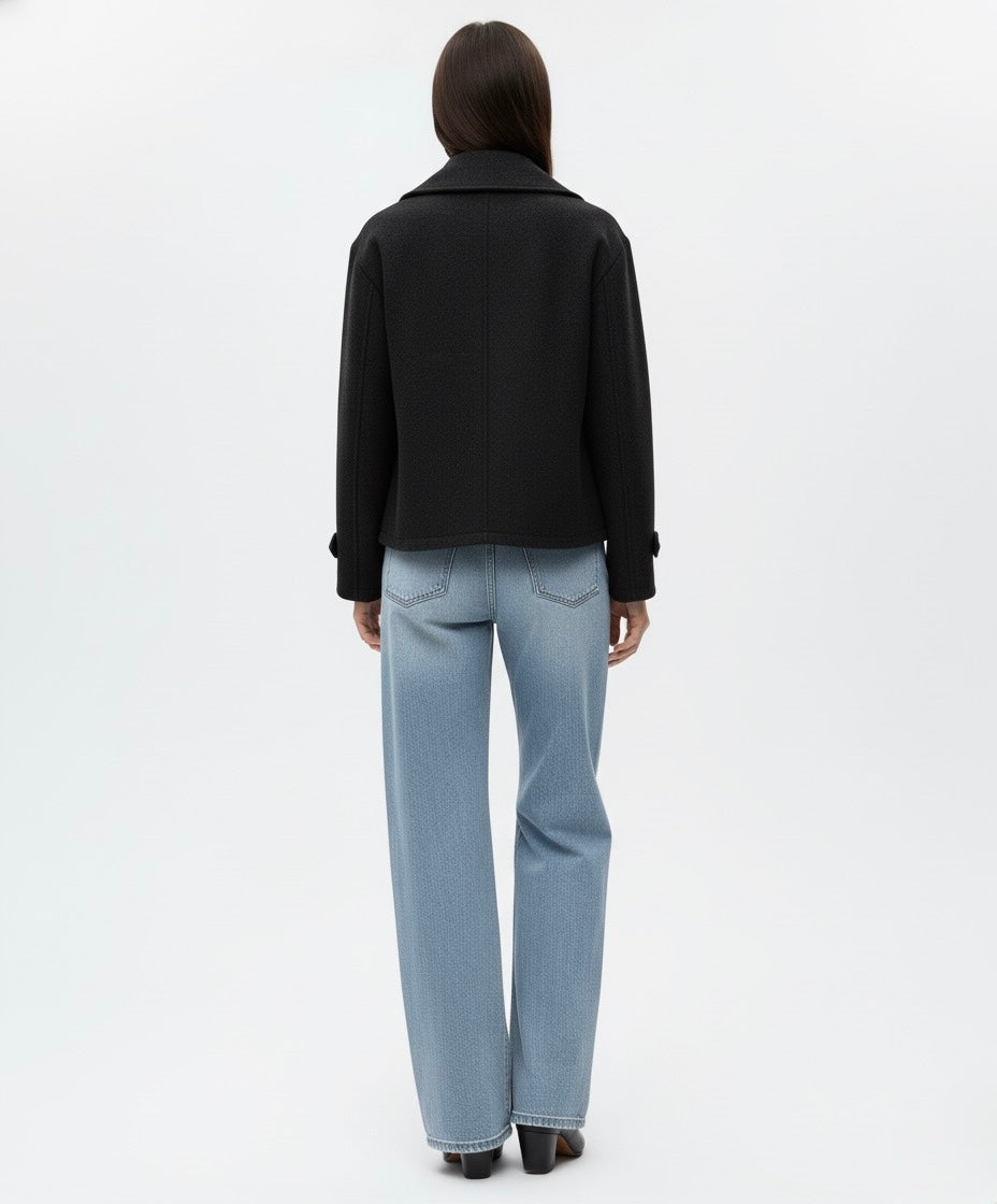 CABAN COURT DOUBLE BOUTONNAGE