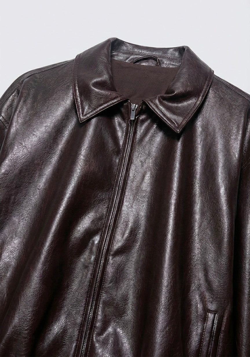 BLOUSON ZIPPÉ À COL CLASSIQUE