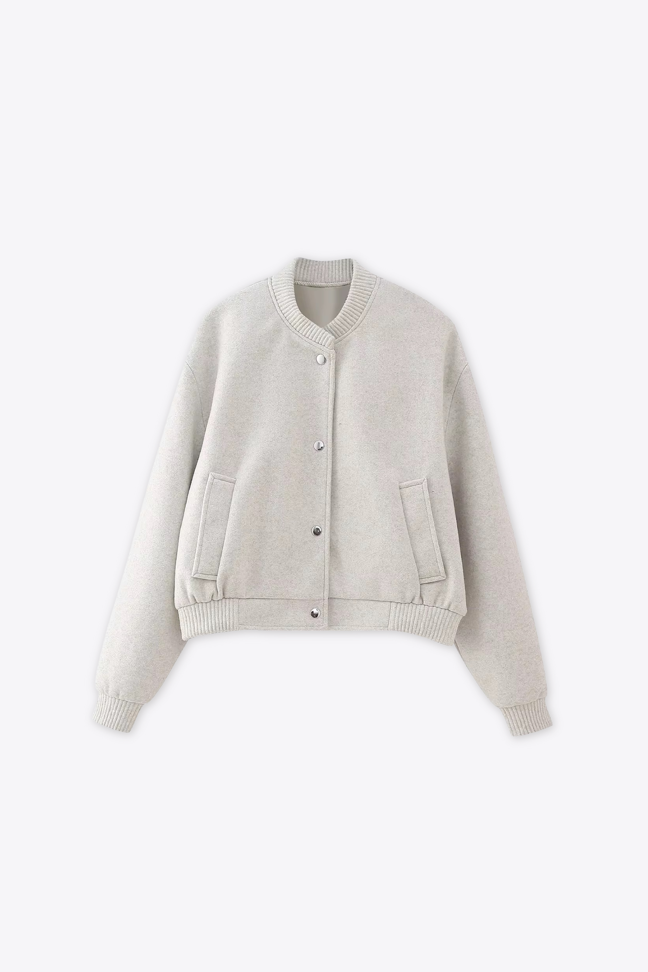 BLOUSON BOMBER COURT MINIMALISTE