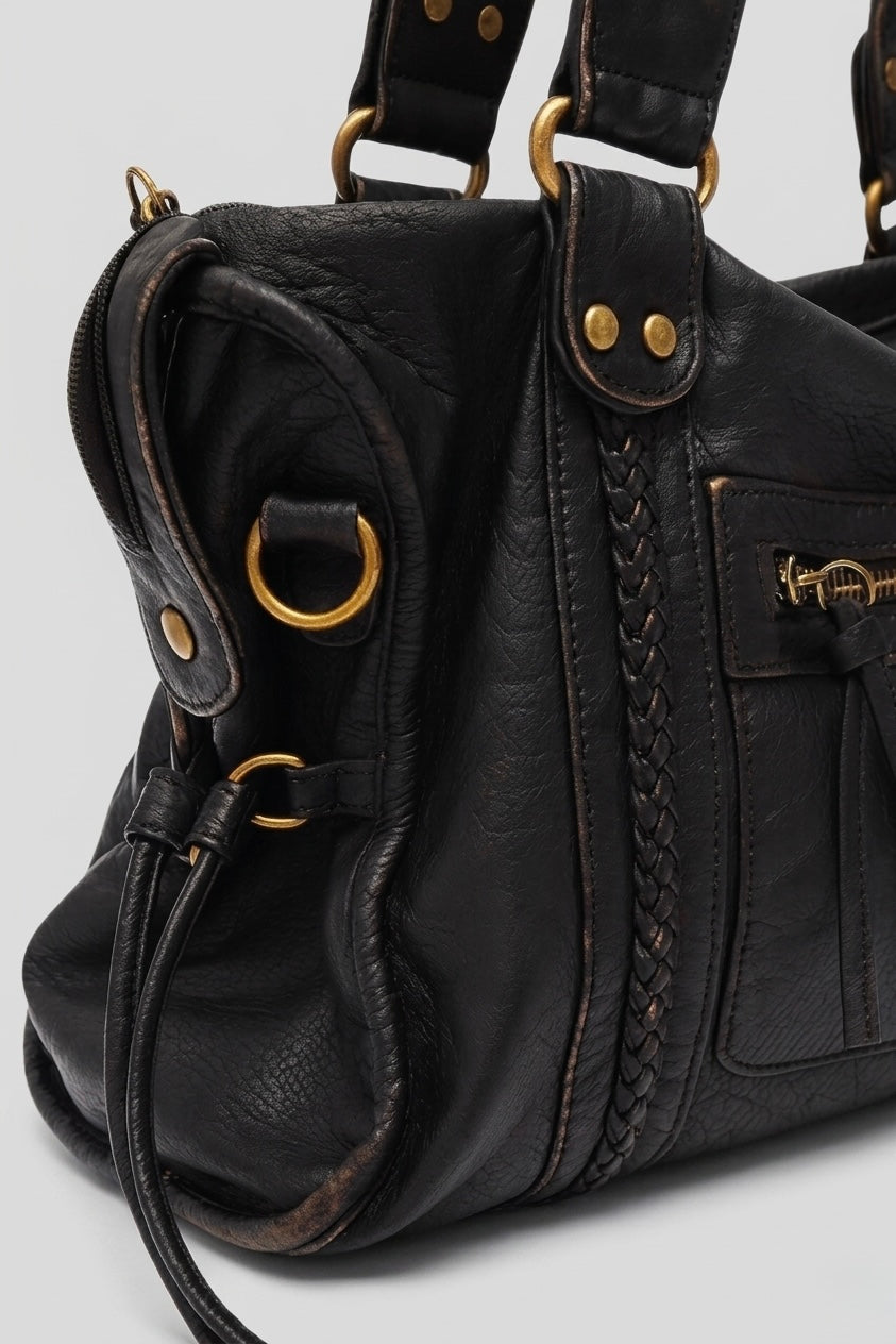 SAC À MAIN DE COURS EN CUIR PU