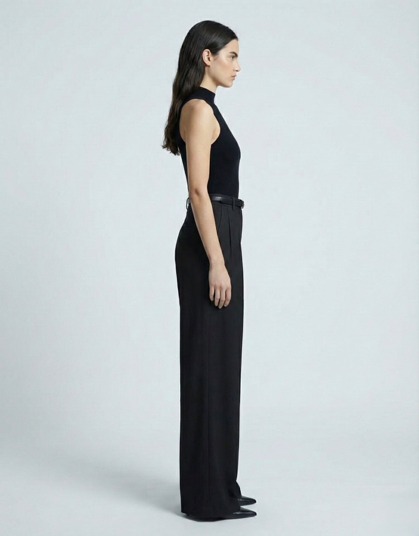 PANTALON LARGE TAILLE HAUTE