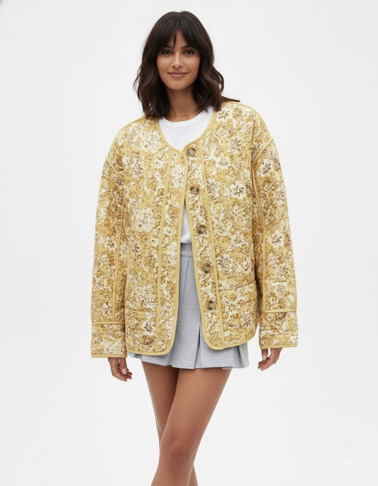 BLOUSON BRODÉ OVERSIZE