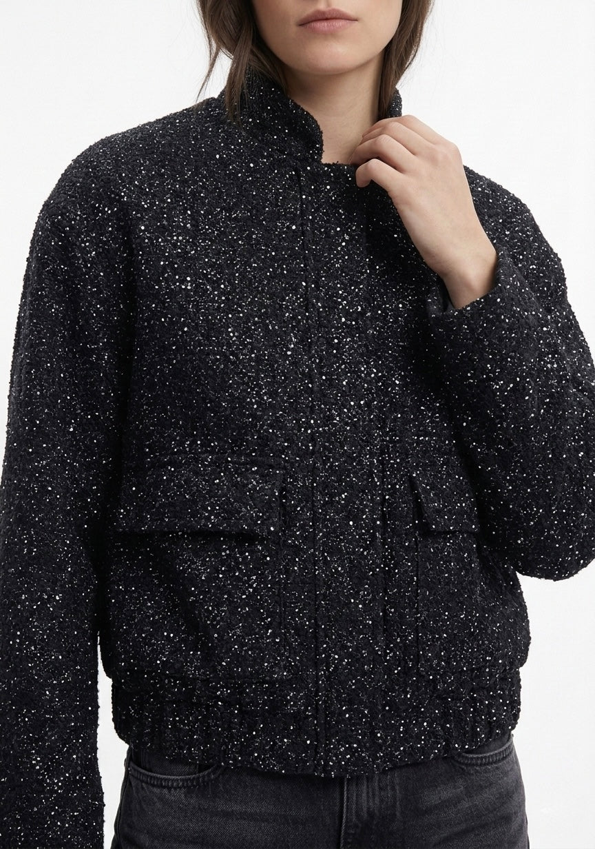 BLOUSON À PAILLETTES