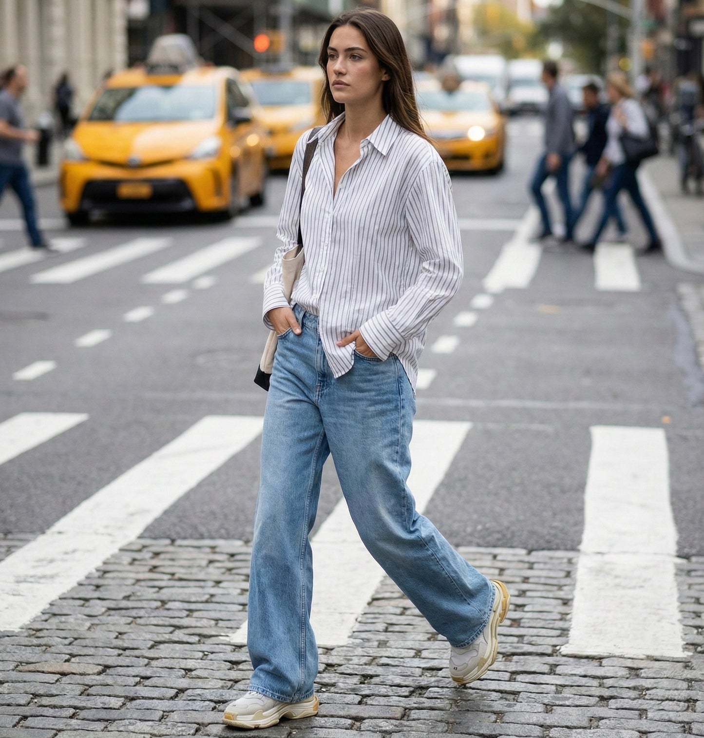 CHEMISE AJUSTÉE À RAYURES FINES