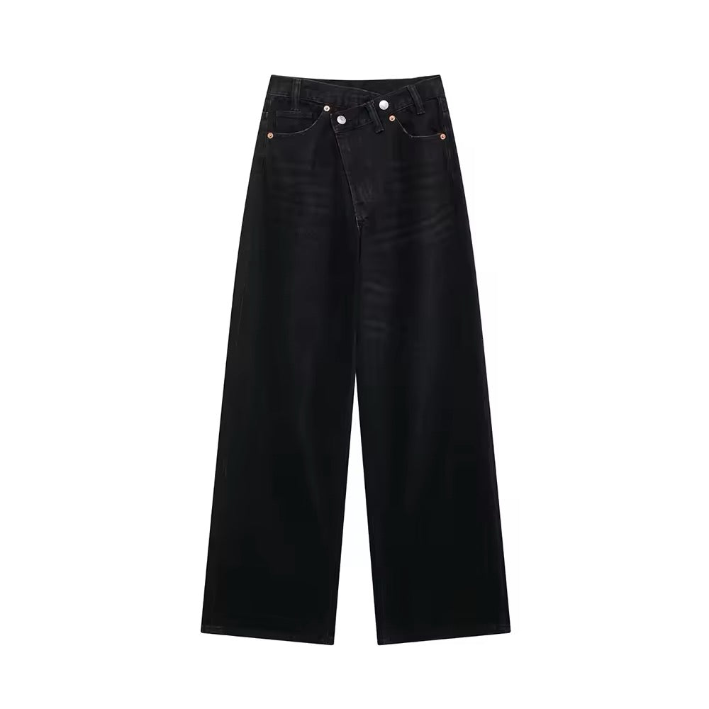 PANTALON À CEINTURE CROISÉE