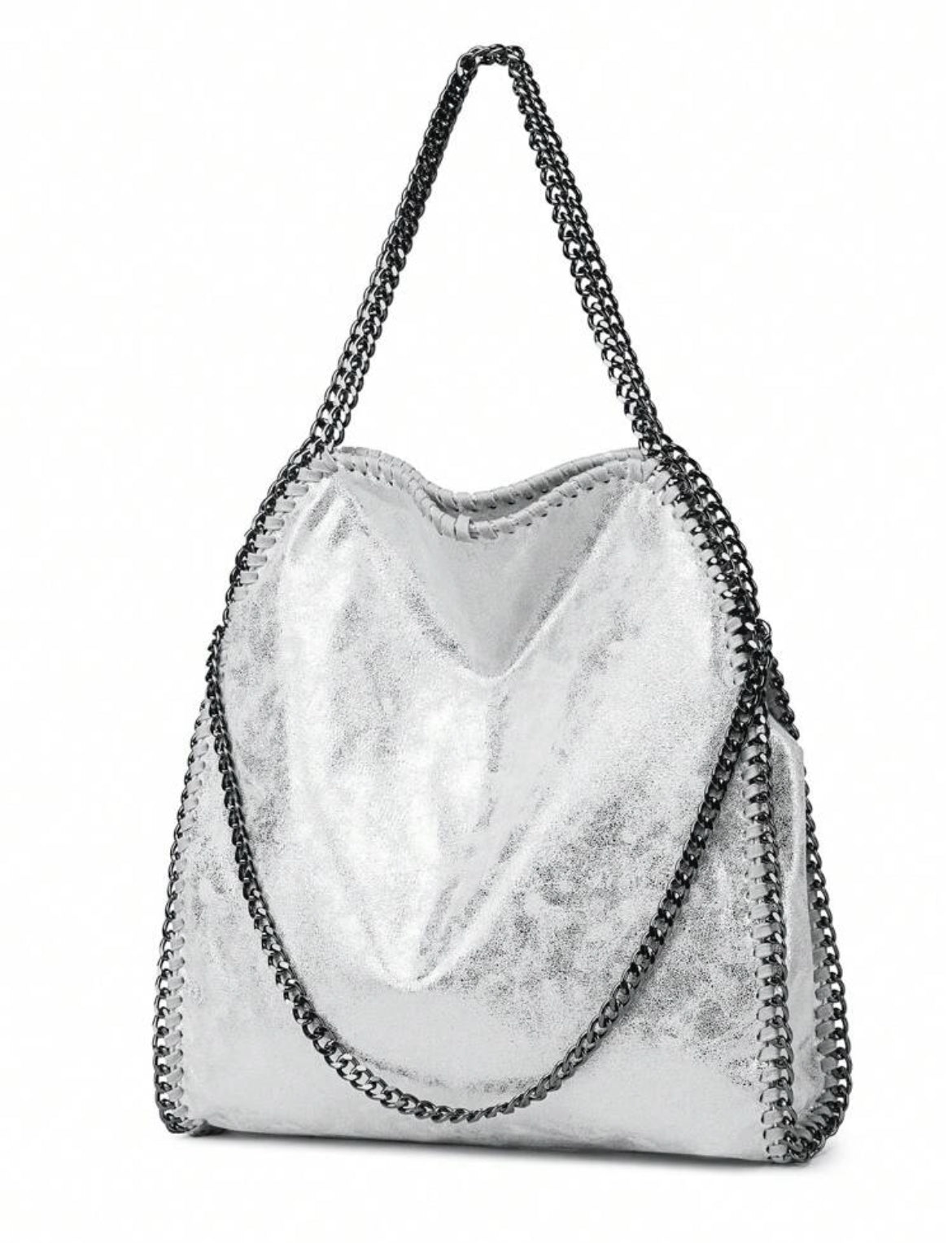 SAC À MAIN À BANDOULIÈRE MÉTALLIQUE