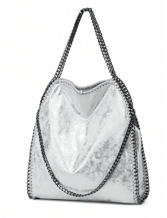 SAC À MAIN À BANDOULIÈRE MÉTALLIQUE