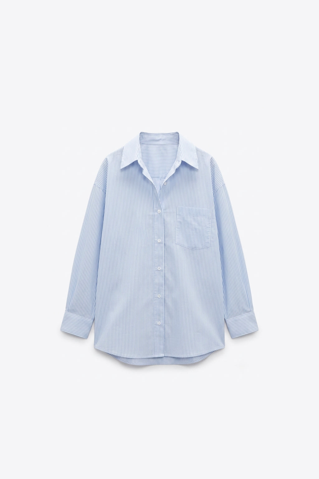 CHEMISE OVERSIZE À RAYURES VERTICALES