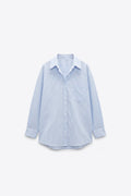 CHEMISE OVERSIZE À RAYURES VERTICALES