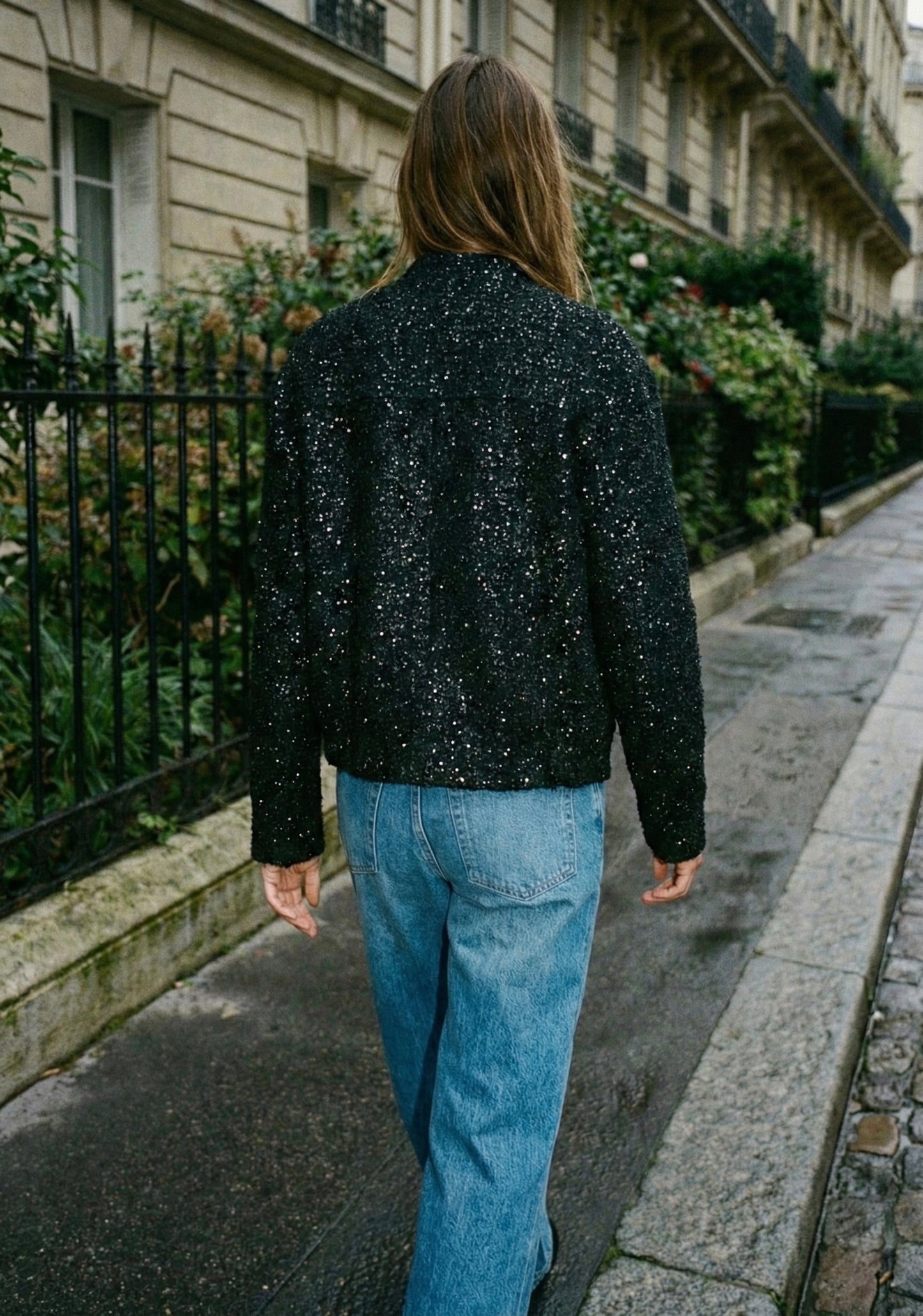 Embroidered sequined jacket - Women 