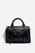 MOSSEN HOUSE LEATHER HANDBAG