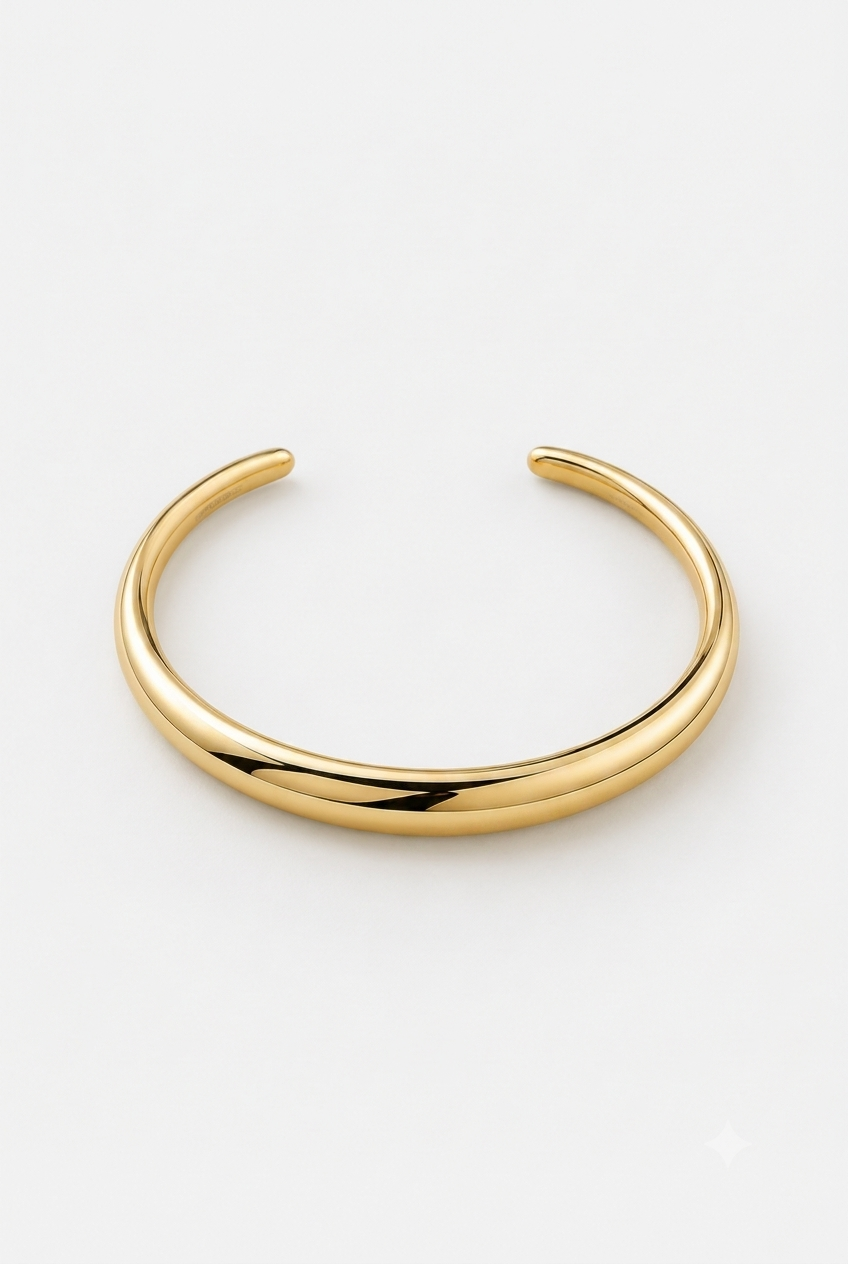 BRACELET TORQUE POLI MIROIR