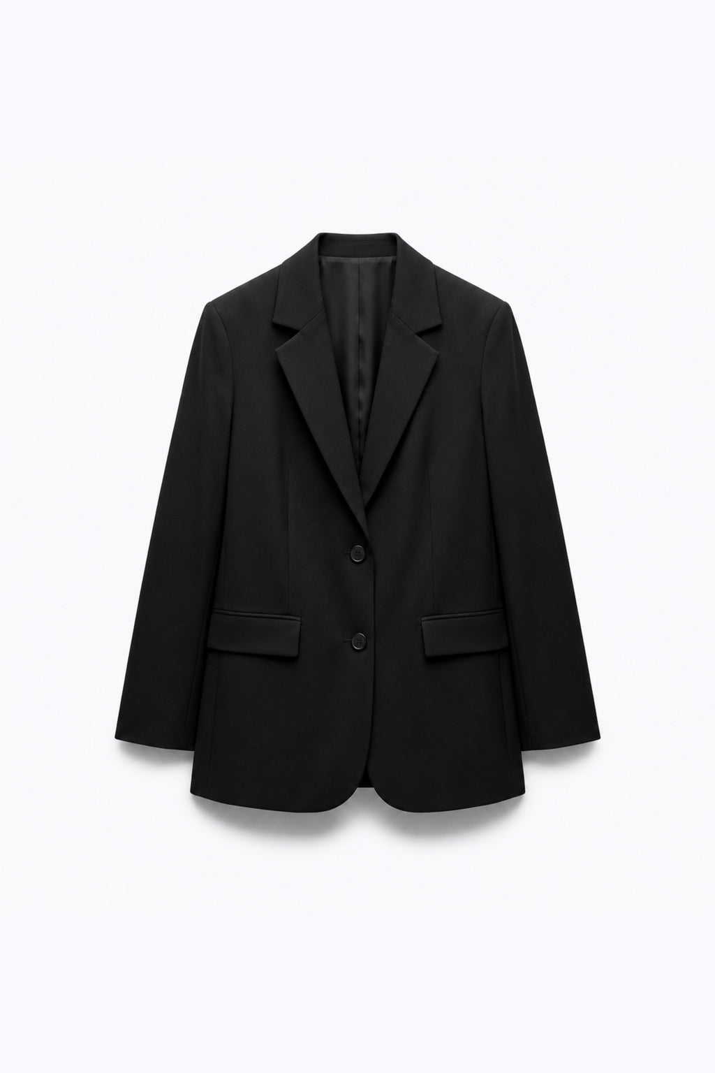 SINGLE-BREASTED STRAIGHT CUT BLAZER