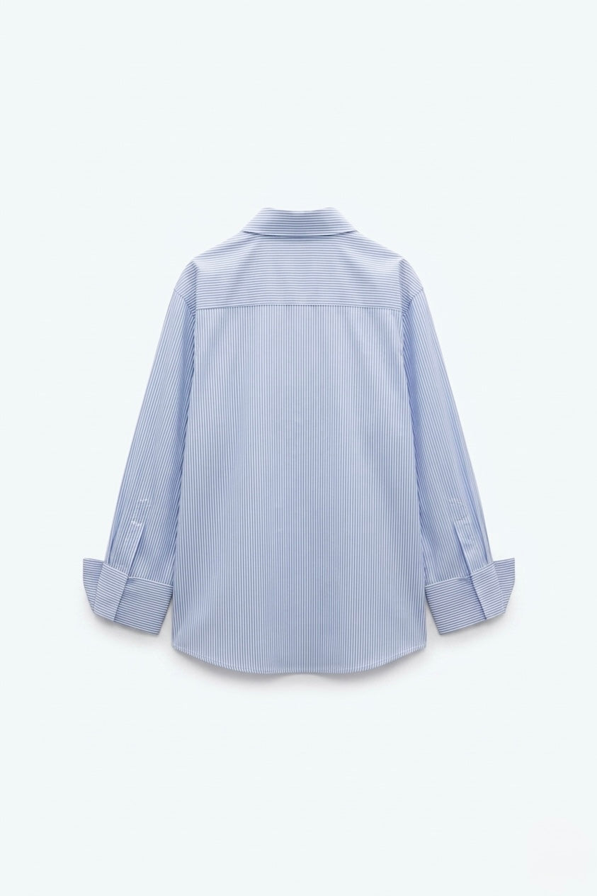 CHEMISE OVERSIZE À REVERS