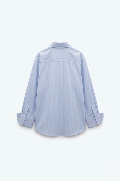 CHEMISE OVERSIZE À REVERS