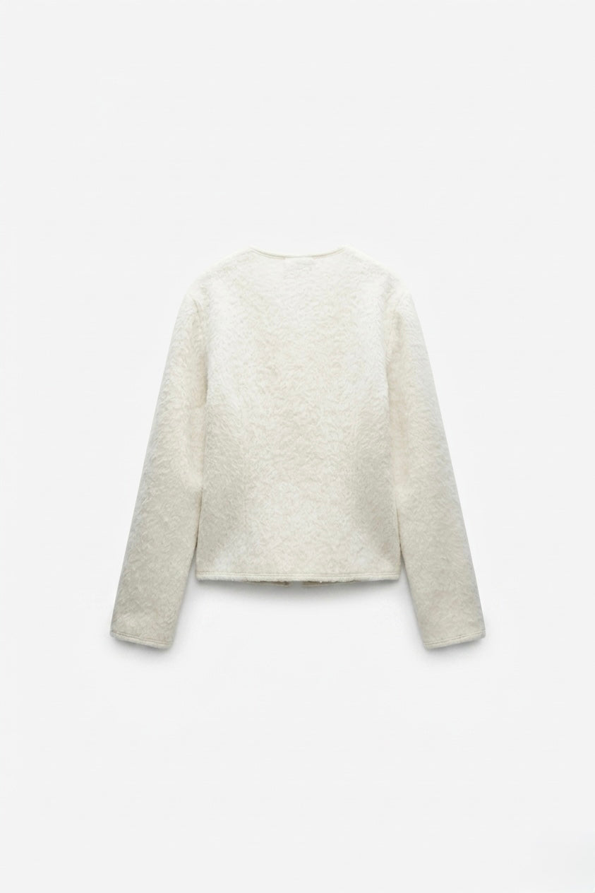 VESTE À COL ROND