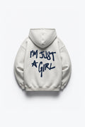 SWEAT-SHIRT À CAPUCHE AVEC LETTRAGE FRONTALE