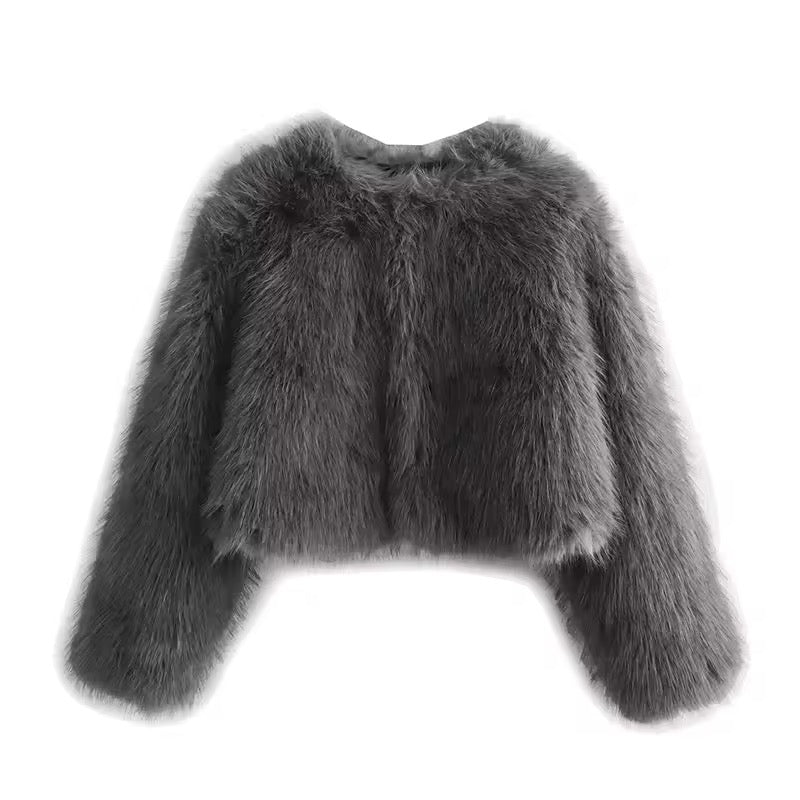 Fur effect jacket • Women