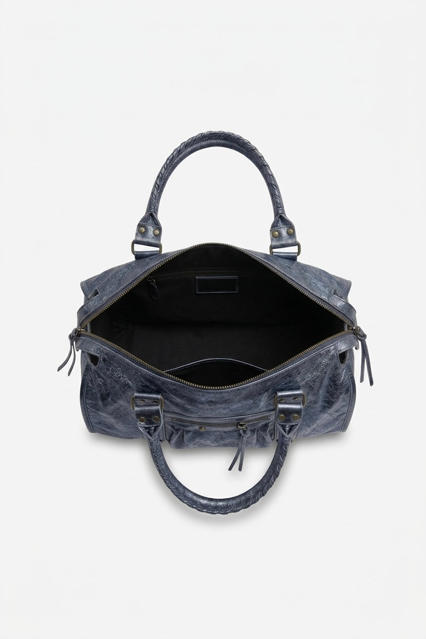 SAC À MAIN EN CUIR BROSSÉ MAISON MOSSEN