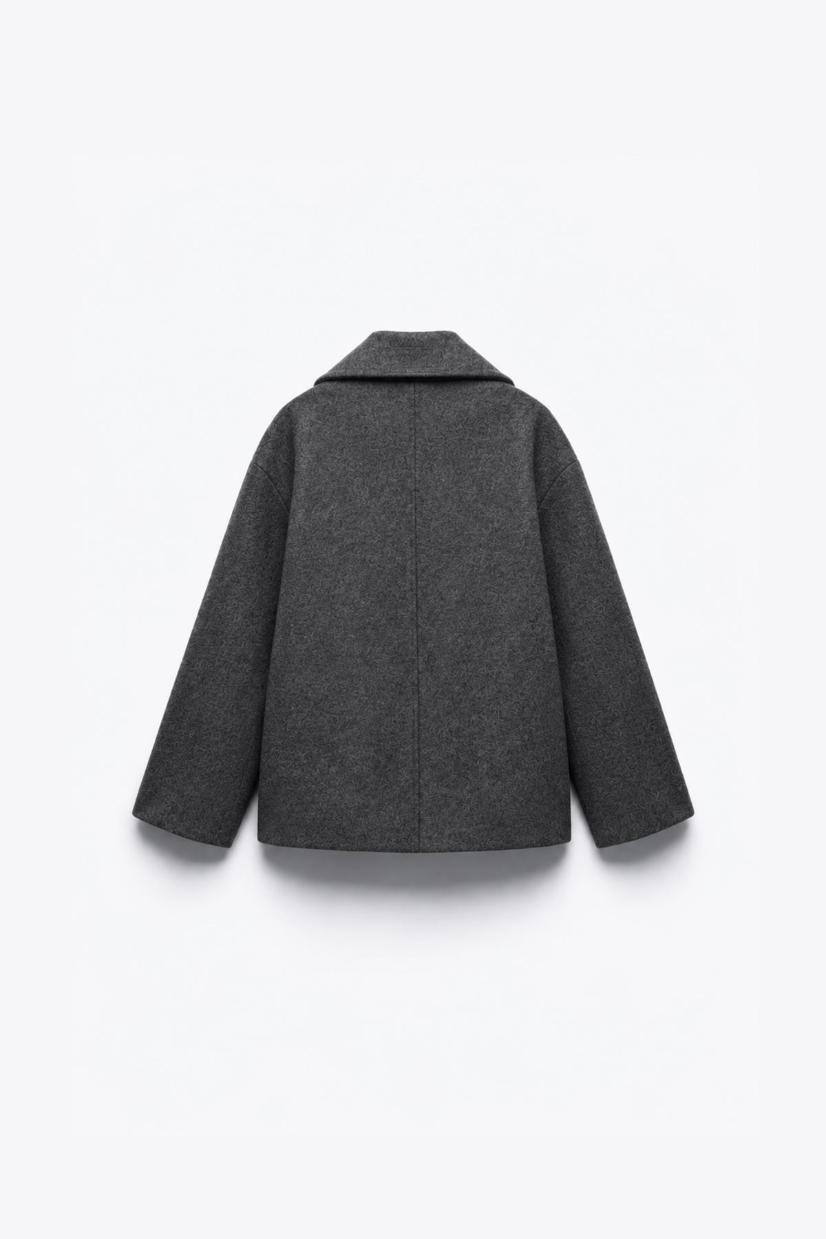 MANTEAU OVERSIZE À COL DRAPÉ
