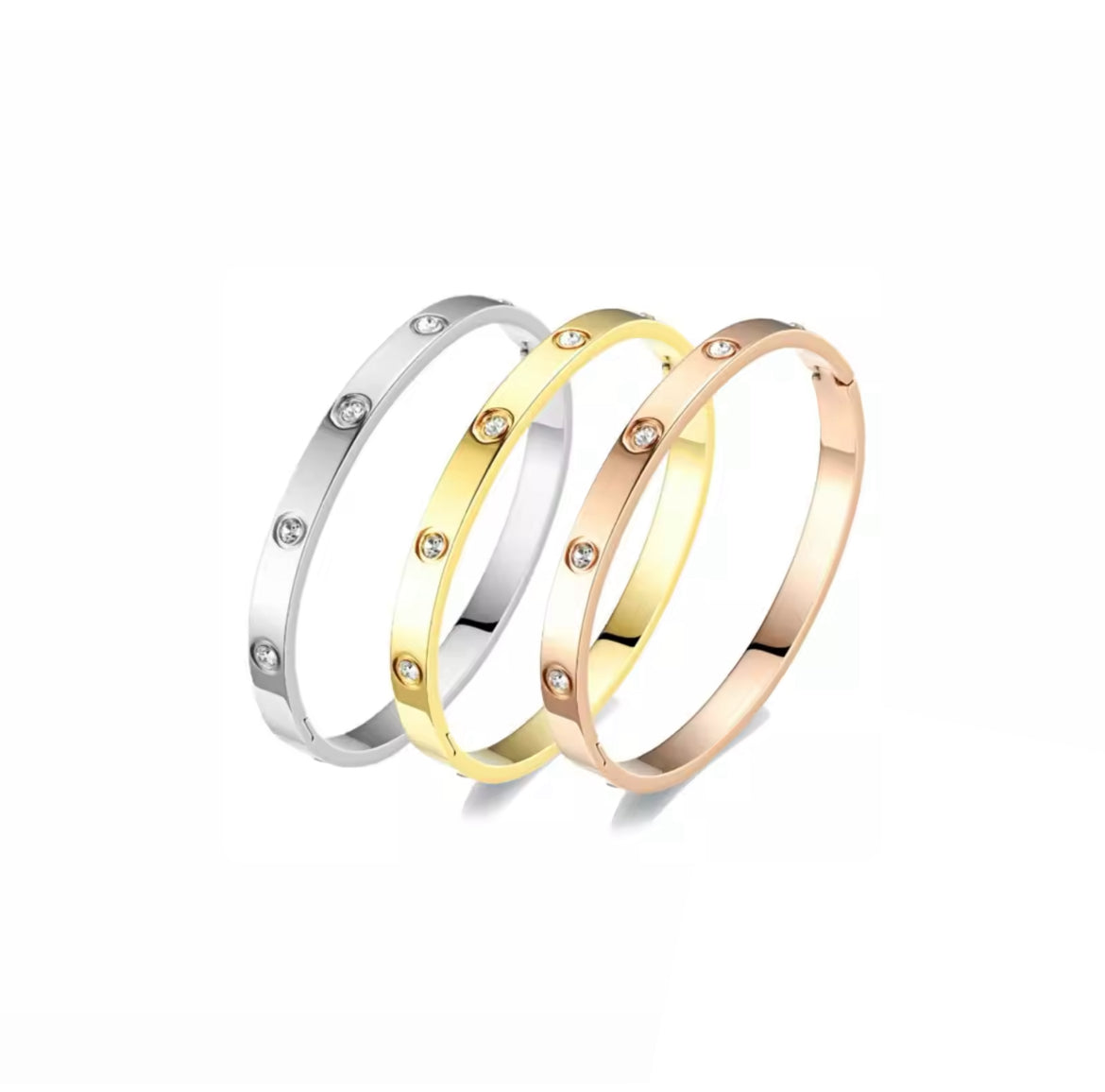 Bracelets en acier inoxydable • Femme