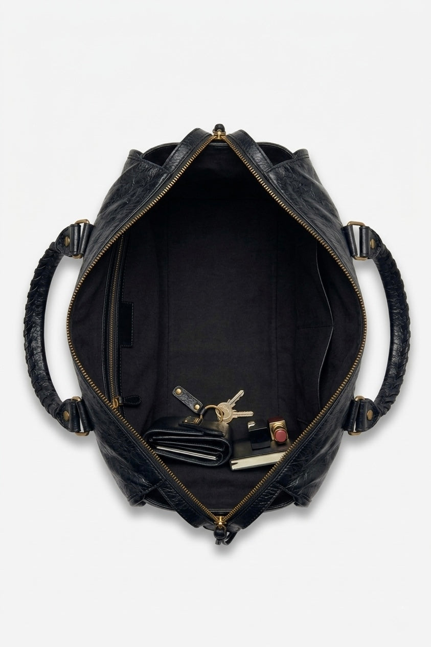 SAC À MAIN EN CUIR MAISON MOSSEN
