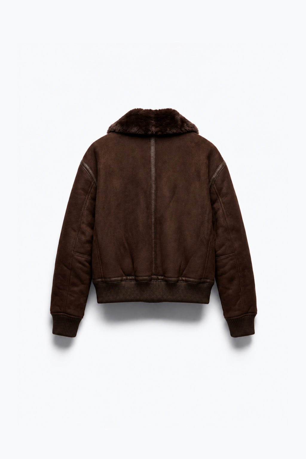 BLOUSON BOMBER DOUBLÉ FOURRURE