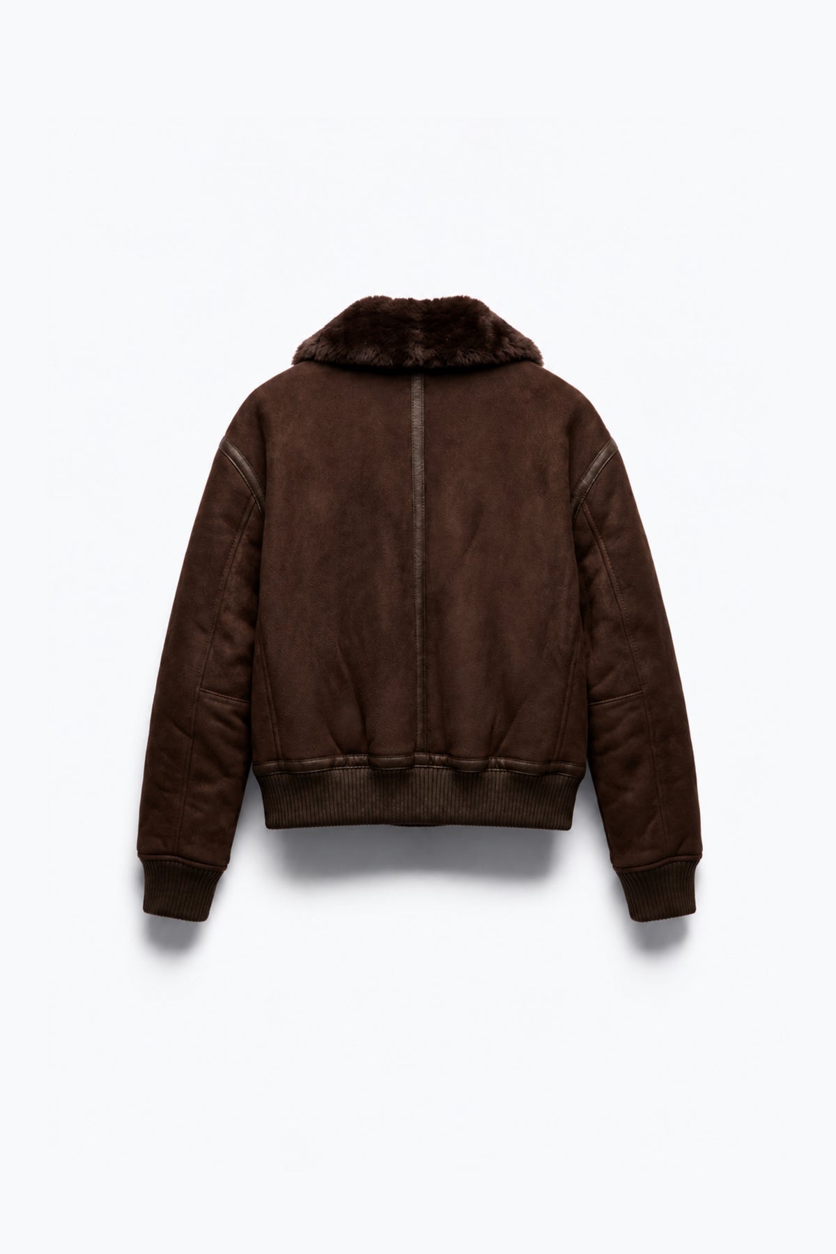 BLOUSON BOMBER DOUBLÉ FOURRURE