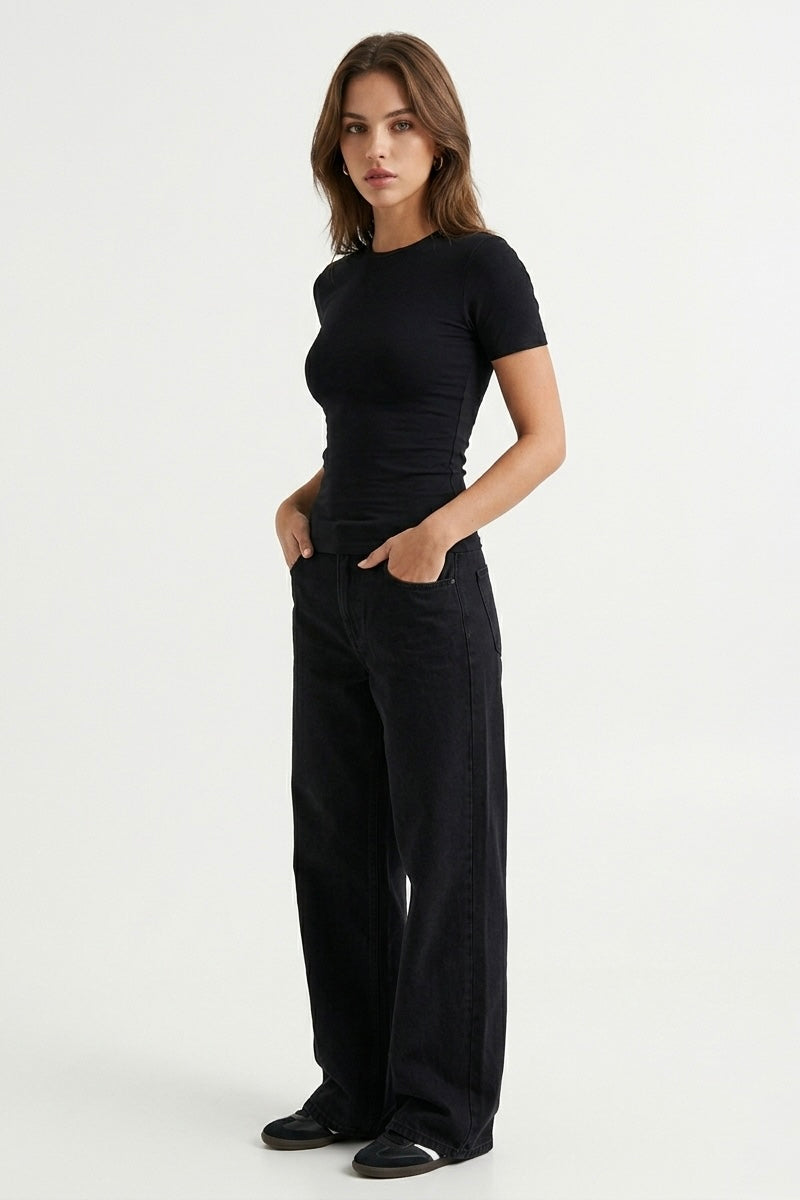T-SHIRT NOIR BASIQUE