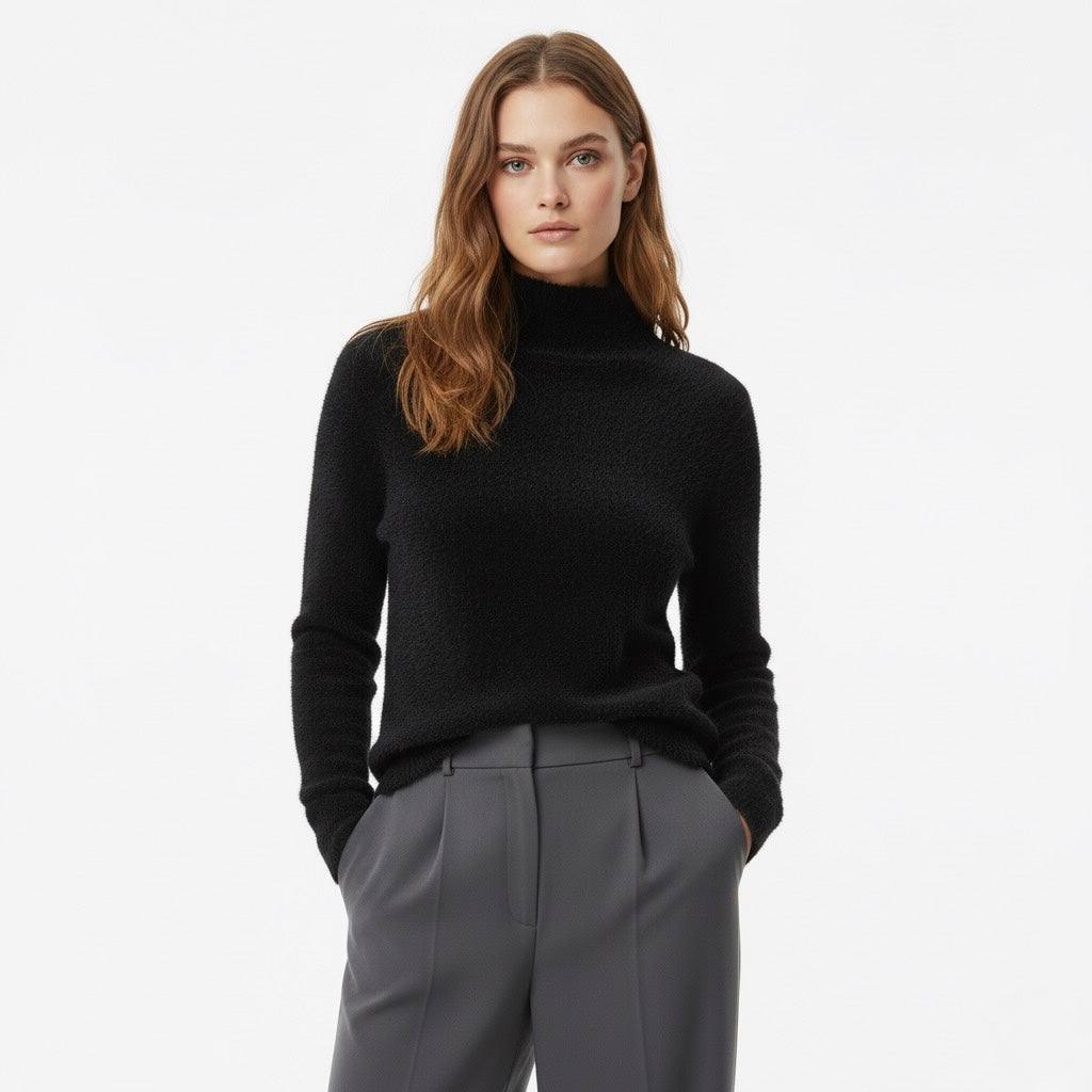 PULL STRUCTURÉ À COL ROULE