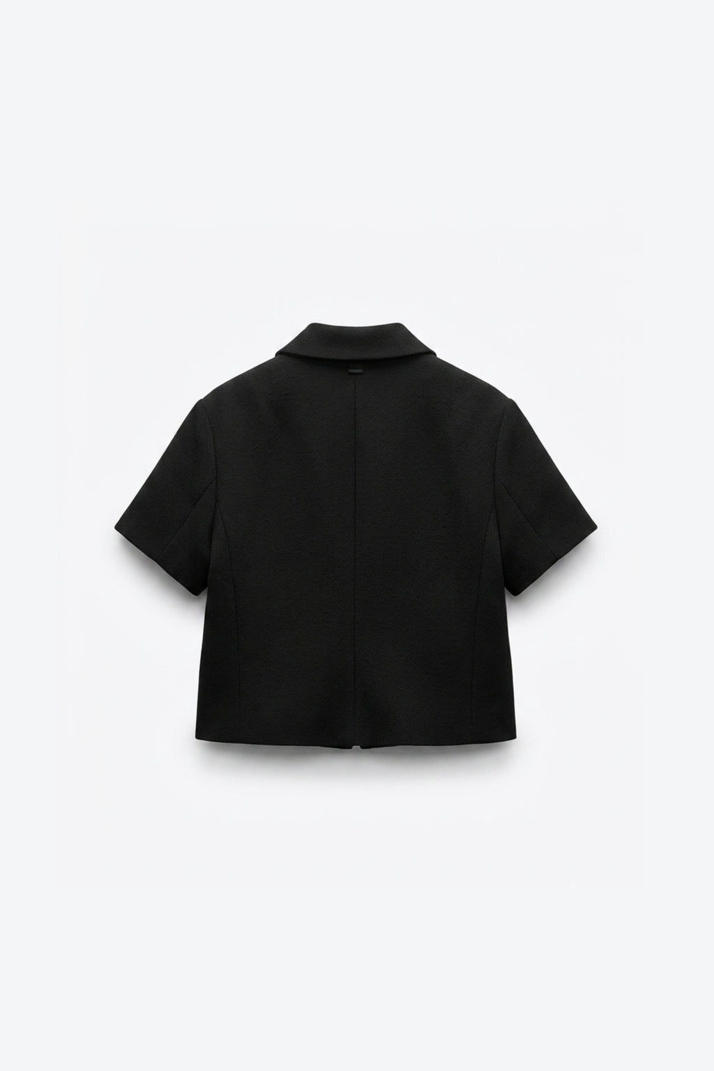 VESTE COURTE À MANCHES COURTES ET ZIPPÉE
