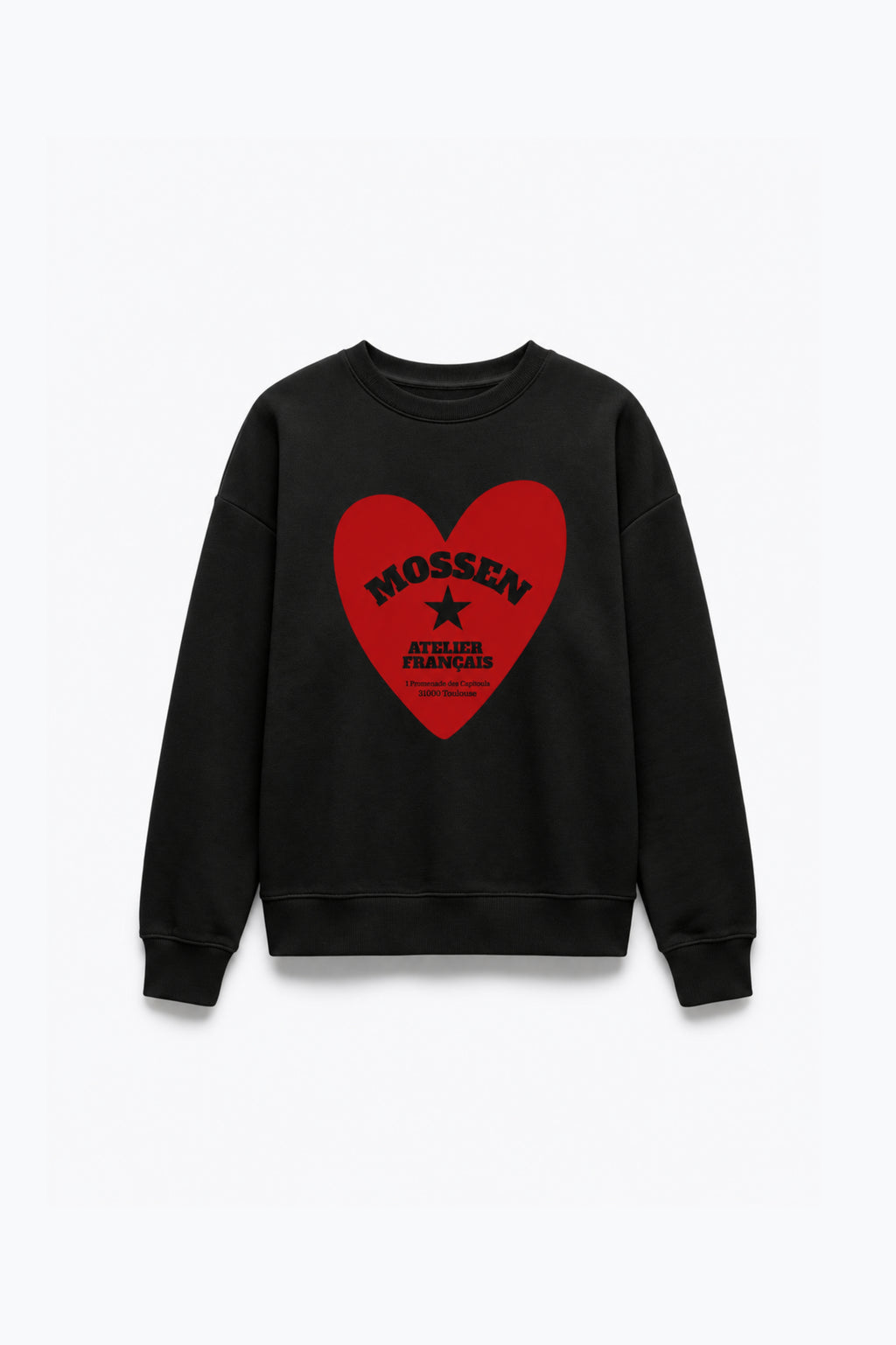 SWEATSHIRT BLASON GRAND CŒUR