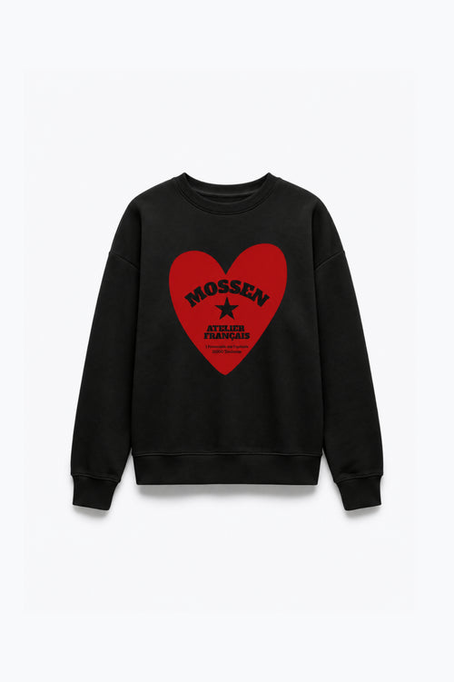 SWEATSHIRT BLASON GRAND CŒUR