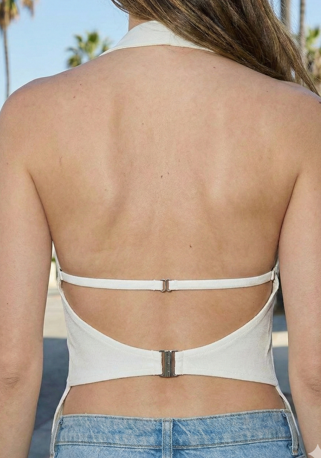 TOP COL TAILLEUR DOS NU