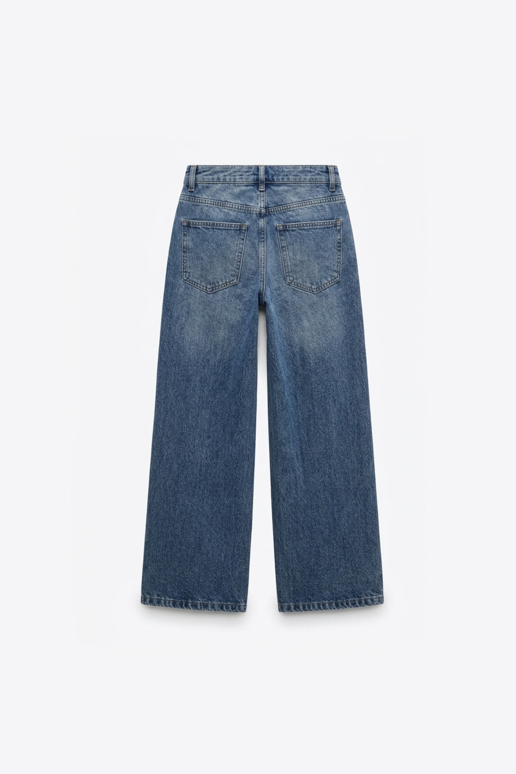 JEANS À FERMETURE ASYMÉTRIQUE