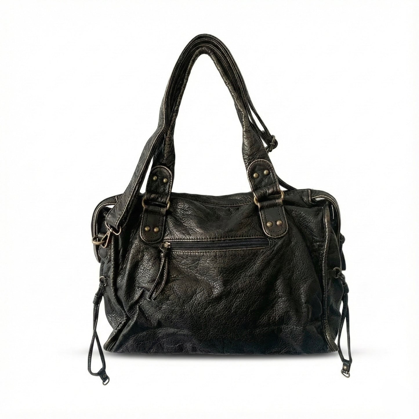 BORSA A MANO IN PELLE PU