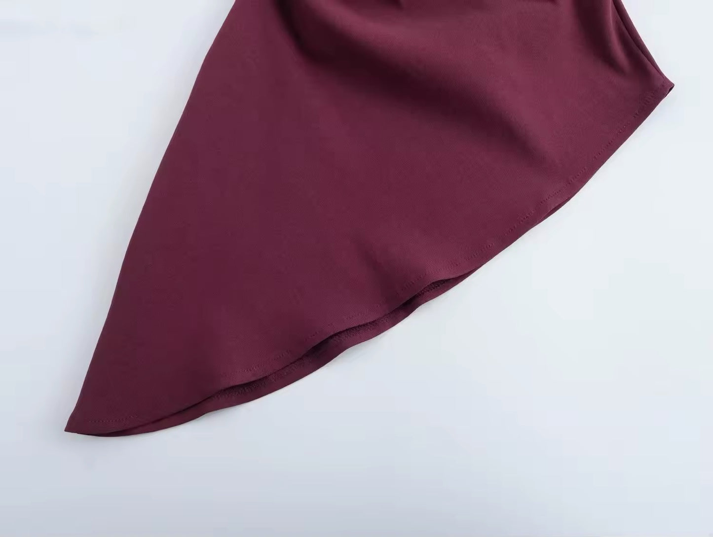 HAUT ASYMÉTRIQUE PLISS