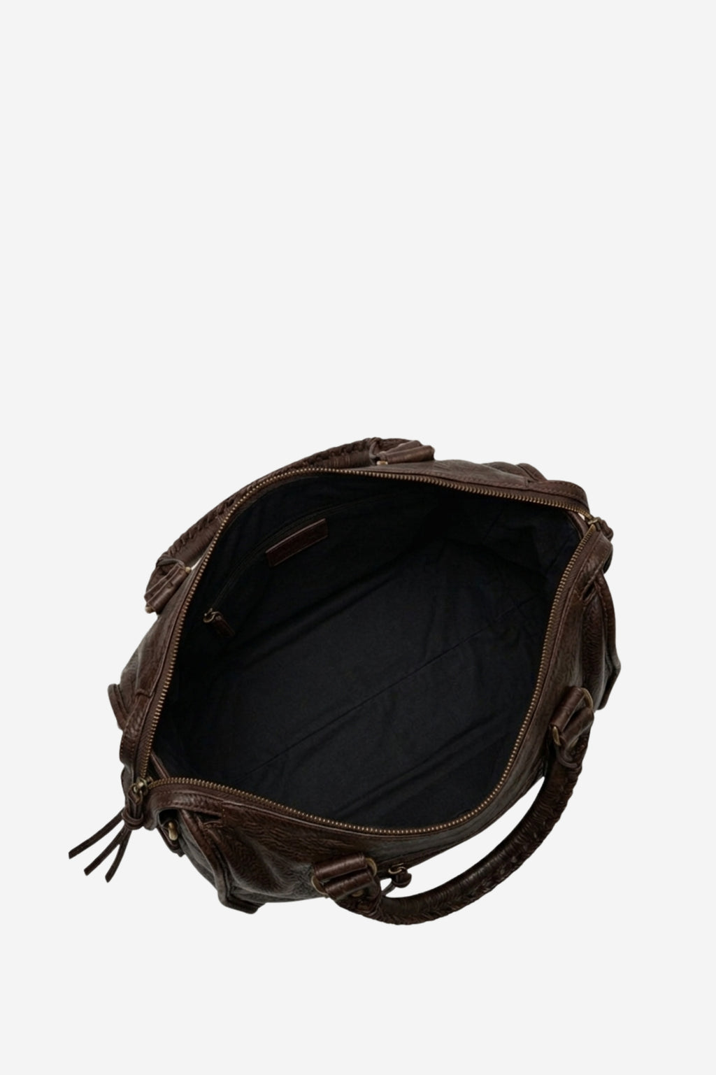 SAC À MAIN EN CUIR PU COFFEE MAISON MOSSEN