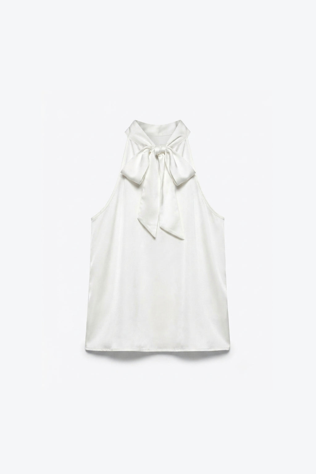 TOP SANS MANCHES COL HALTER