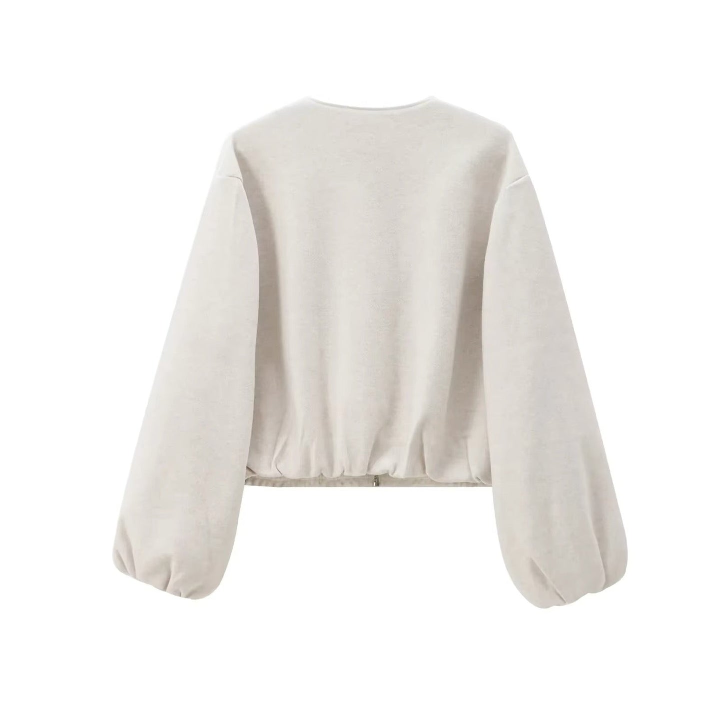 BLOUSON BOMBER ÉLASTIQUÉ EN BAS