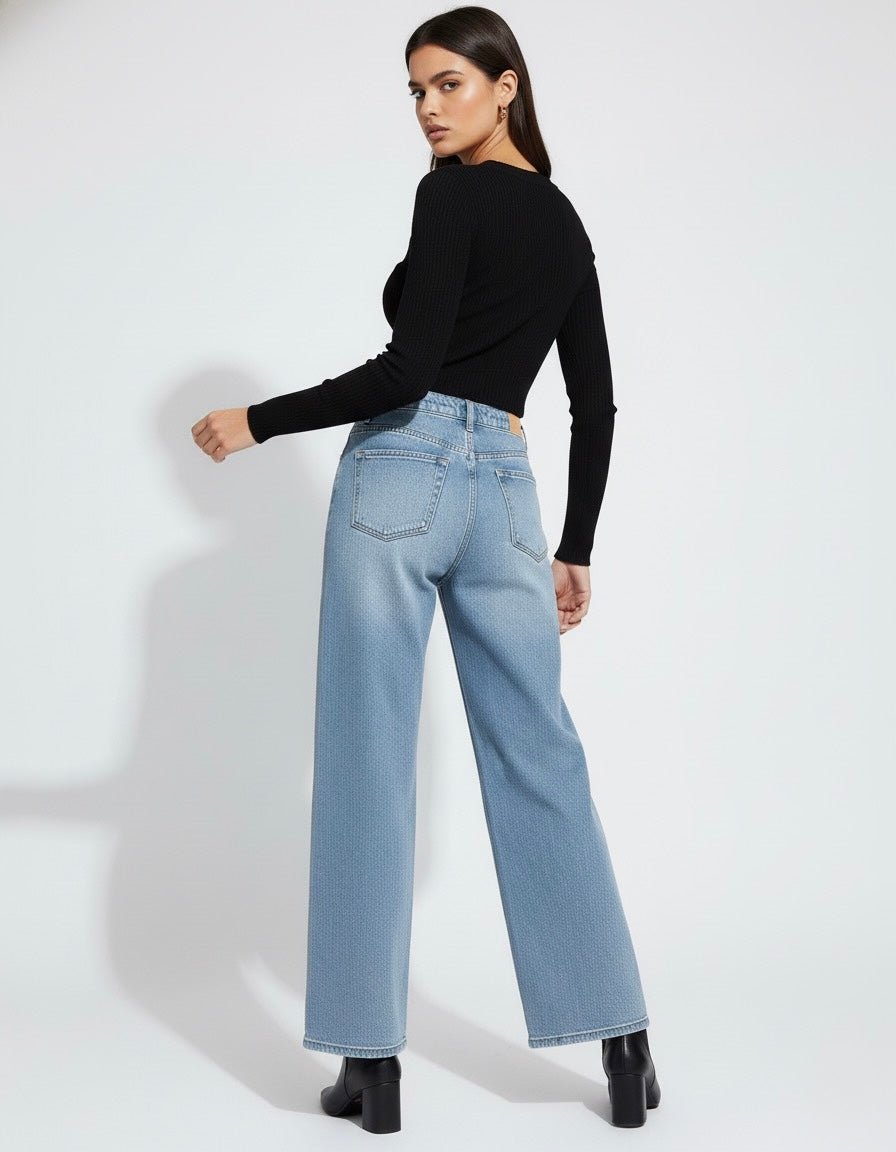 JEAN LARGE TAILLE MI-HAUTE