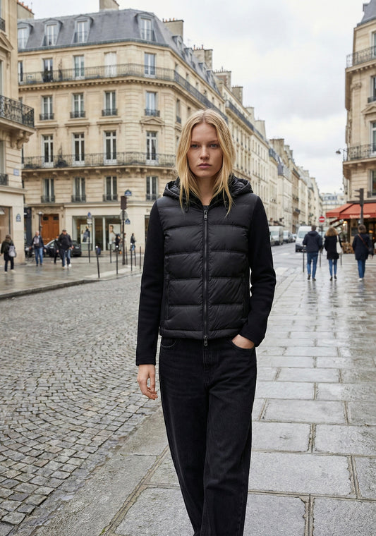 DOUDOUNE COURTE À CAPUCHE