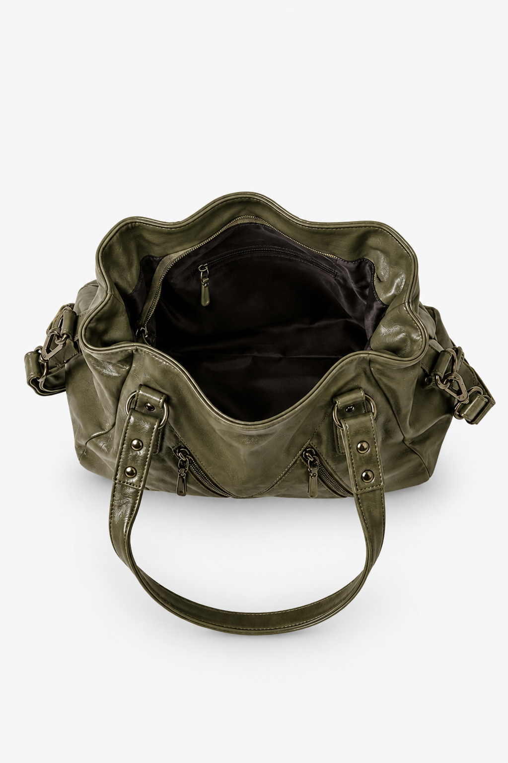 SAC À MAIN TRAPÉZOÏDAL ZIPPÉ