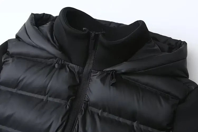 DOUDOUNE MATELASSÉE À CAPUCHE