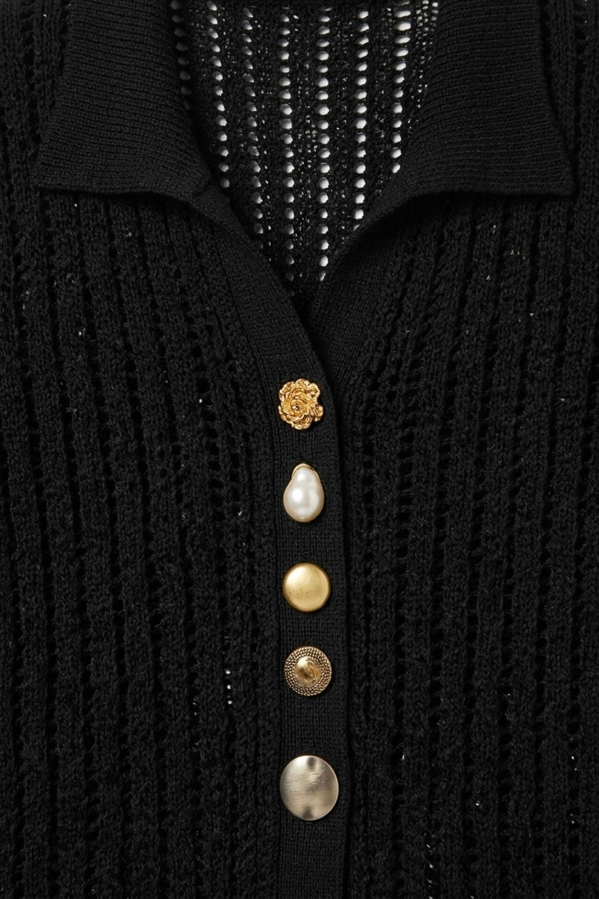 POLO EN MAILLE BOUTONS