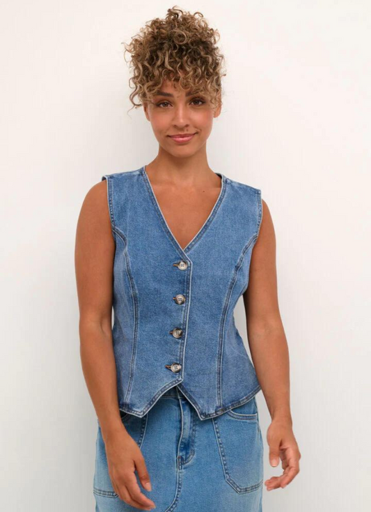 GILET EN JEAN