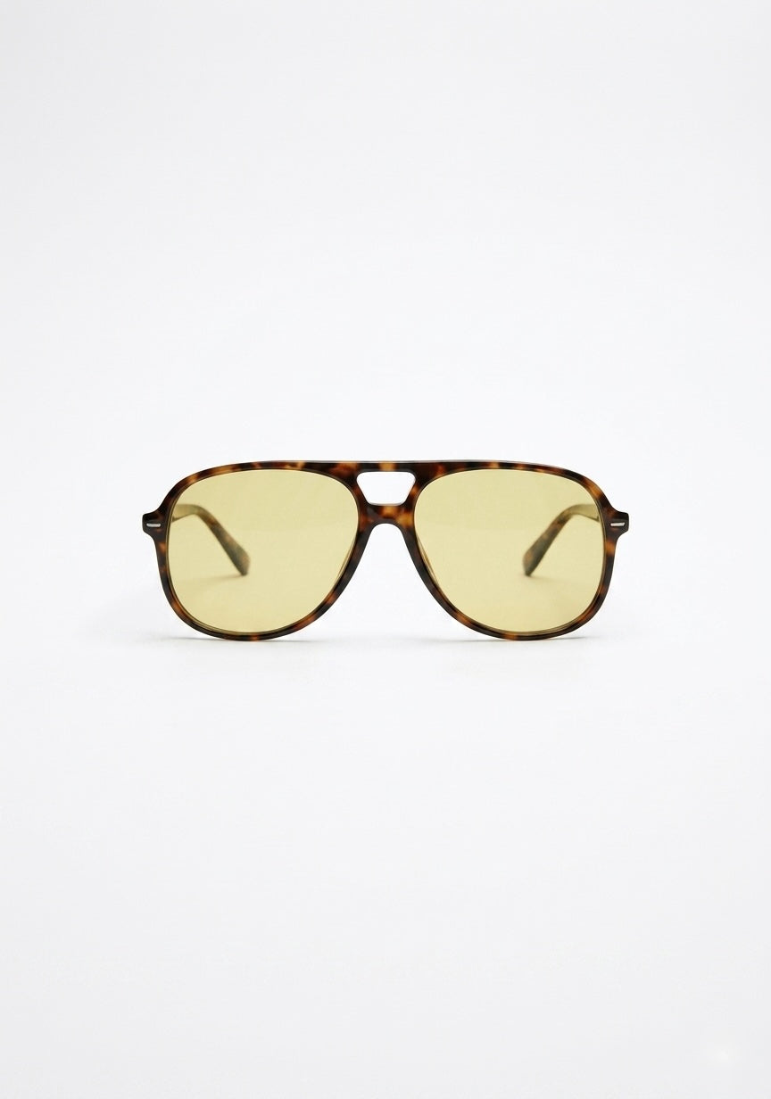 LUNETTES AVIATOR ÉCAILLE CLAIRE
