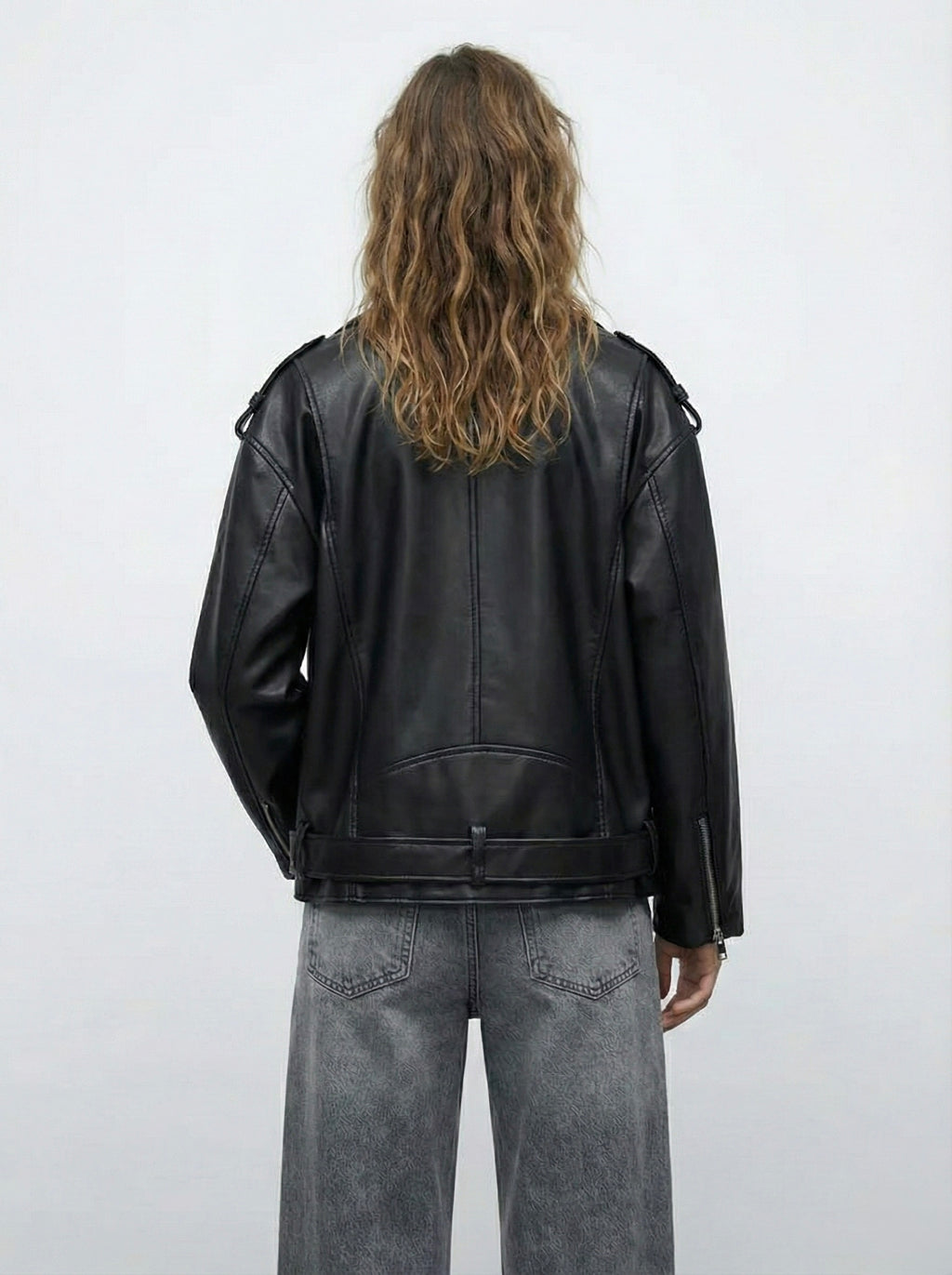 PERFECTO ZIPPÉ À CEINTURE INTÉGRÉE